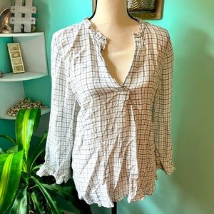 Anne Taylor Loft v-neck blouse
